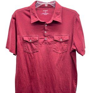 KUHL Two Front Pocket Men's Polo Shirt Red - Size Medium